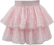 Lola + The Boys Sequin Party Tiered Skirt