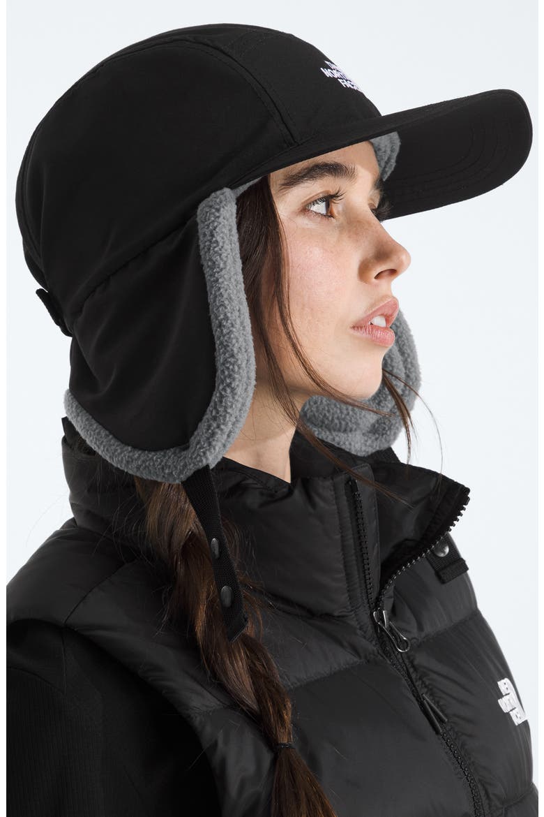 Yumiori Trapper Cap, Alternate, color, TNF BLACK/ SMOKED PEARL
