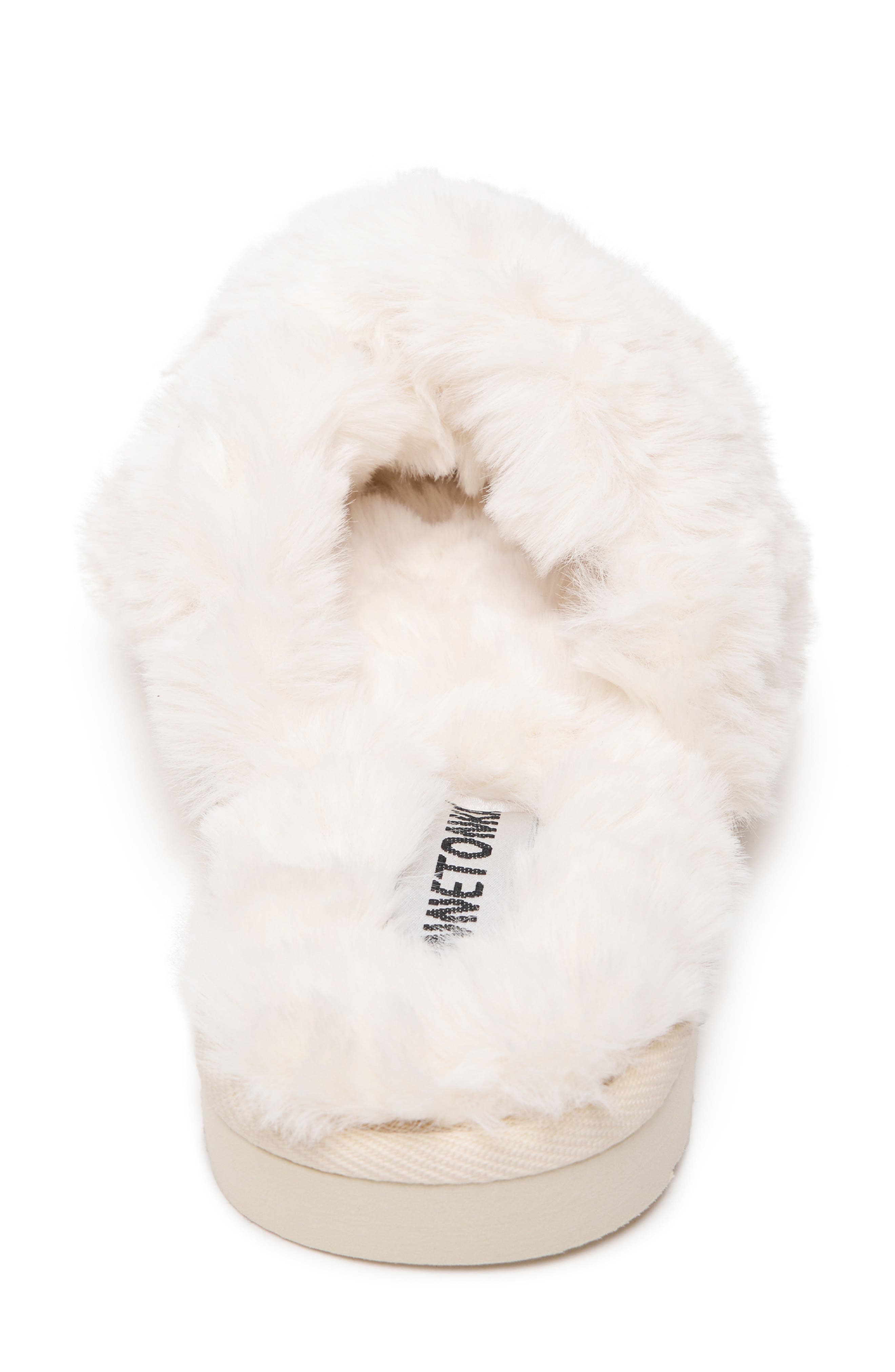 Teddy Faux Shearling Slipper, Alternate, color, CREAM