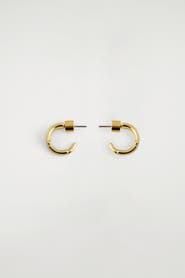COS Stacked Mini Hoop Earrings