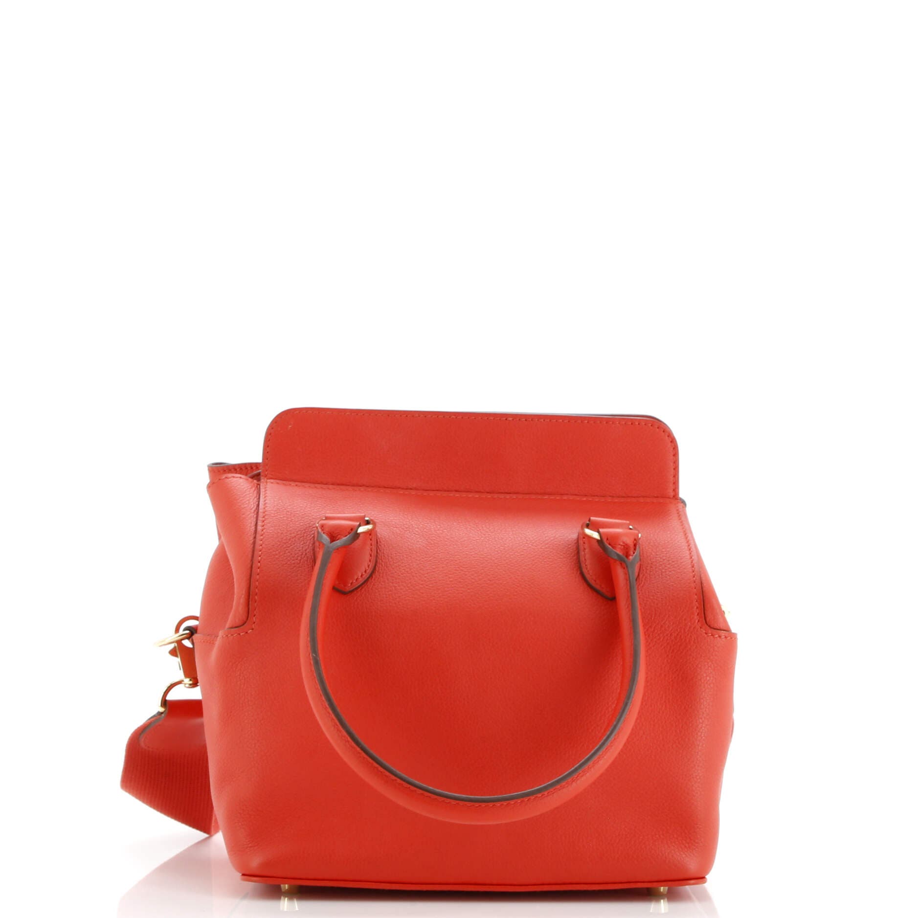 Pre-Owned Hermes Toolbox Bag Evercolor 20, Alternate, color, Rouge Tomate