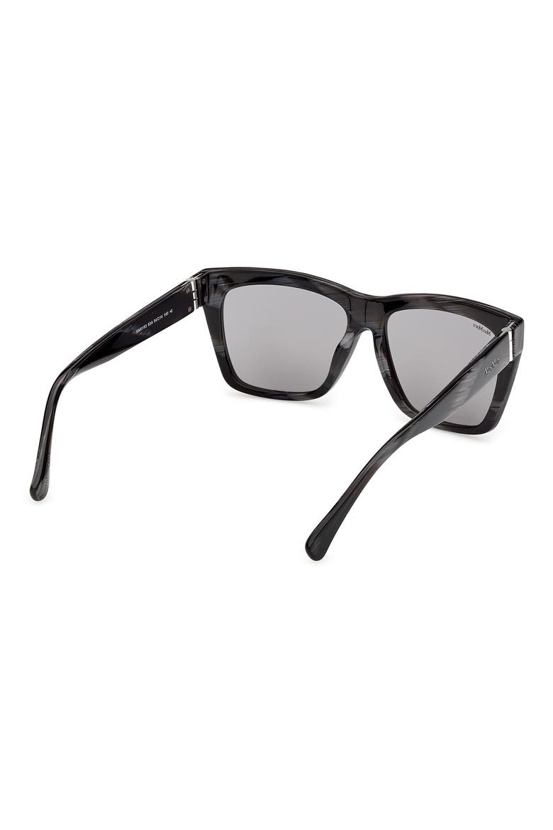 54mm Navigator Sunglasses, Alternate, color, BLACK HORN / SMOKE