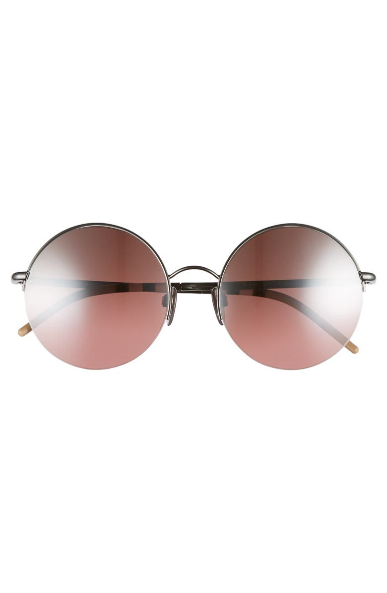 Burberry 54mm Round Sunglasses, Alternate, color, 