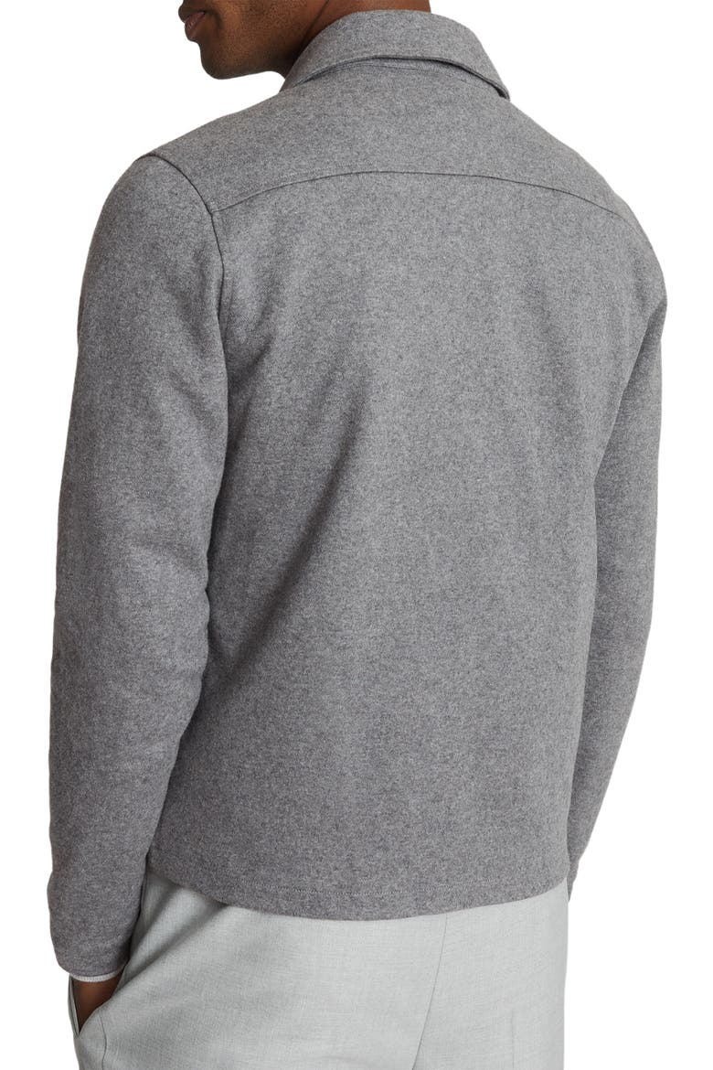 Alfie Regular Fit Shirt Jacket, Alternate, color, GREY
