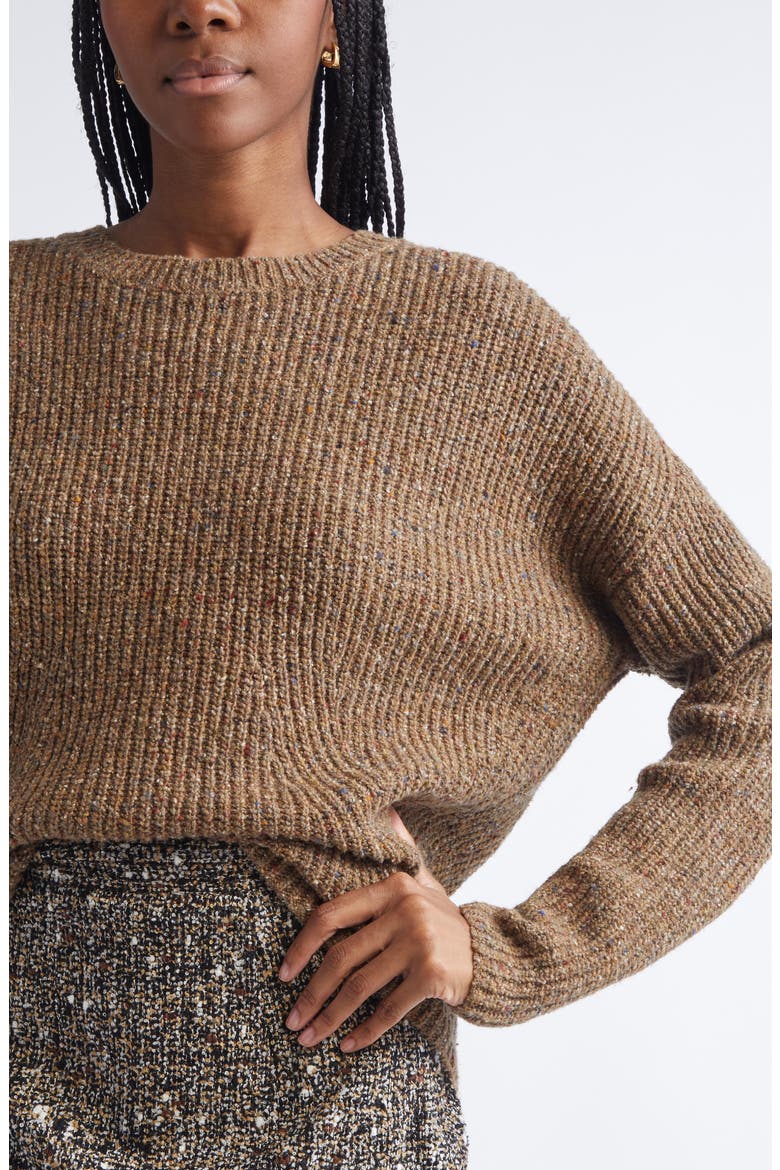 Wool Blend Sweater, Alternate, color, COFFEE