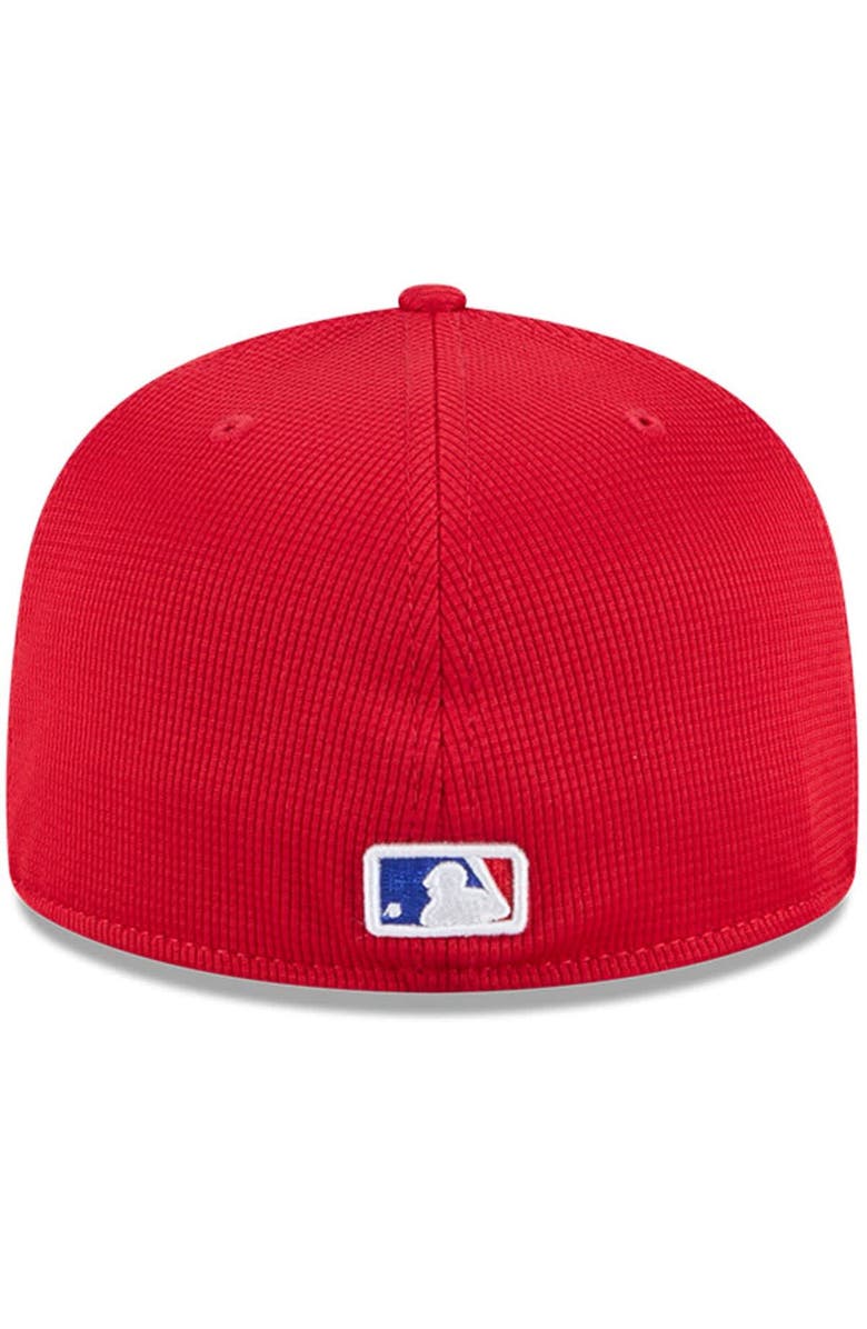 New Era Men's New Era Red Atlanta Braves City Connect Batting Practice 59FIFTY Fitted Hat, Alternate, color, 