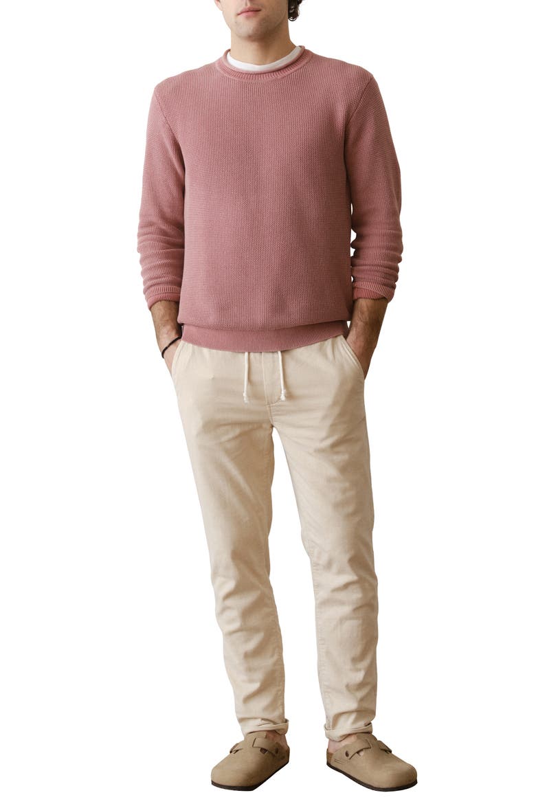 Saturday Stretch Cotton Drawstring Beach Pants, Alternate, color, FOG