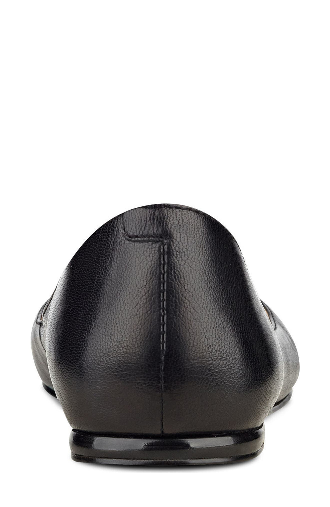 Nine West Speakup Flat, Alternate, color, Black Leather