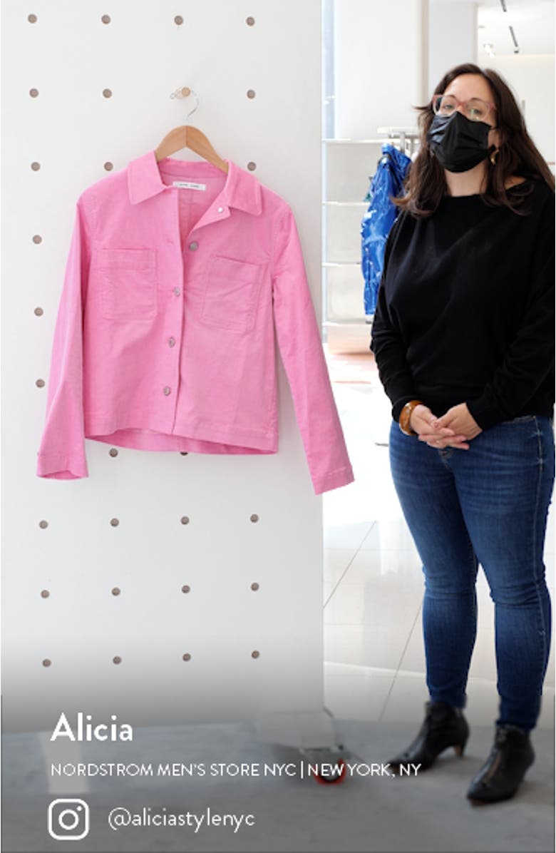 Bui Stretch Brushed Cotton Corduroy Jacket, sales video thumbnail