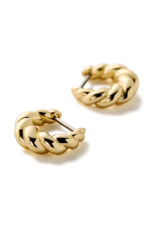 Ana Luisa Twisted Hoop Earrings In Gold