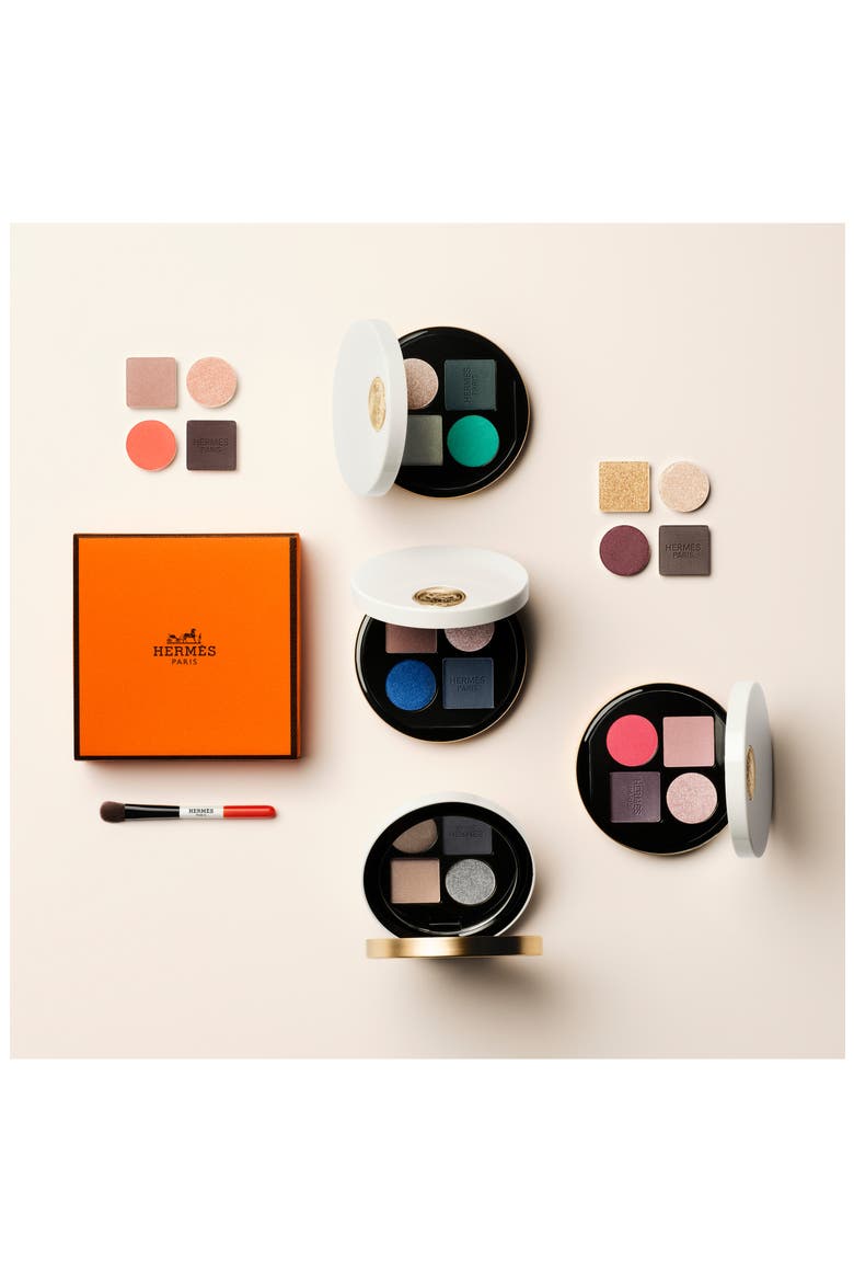 Ombres d'Hermès - Eyeshadow Quartet, Alternate, color, 04 OMBRES MARINES