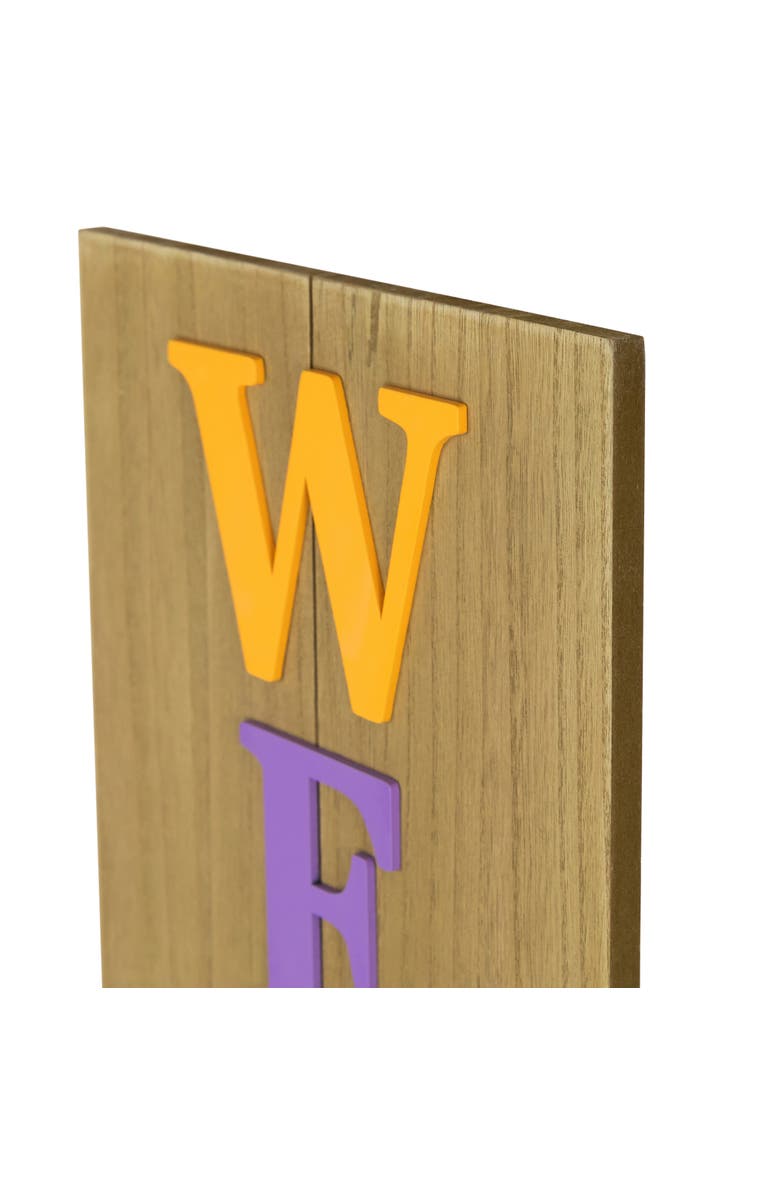 Northlight Welcome Easter Egg Wooden Porch Board Sign - 39.25", Alternate, color, Brown