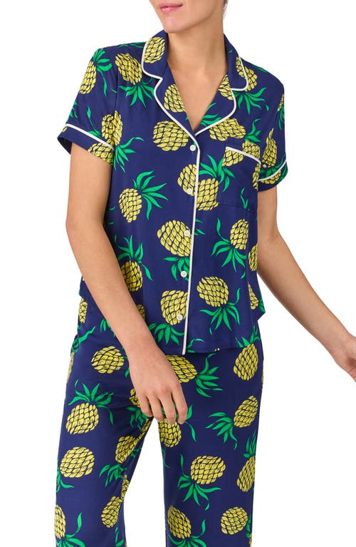 Kate Spade New York Print Crop Pajamas In Multi