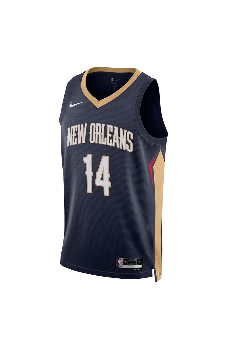 Nike Unisex Nike Brandon Ingram Navy New Orleans Pelicans Swingman Jersey - Icon Edition, Alternate, color, 