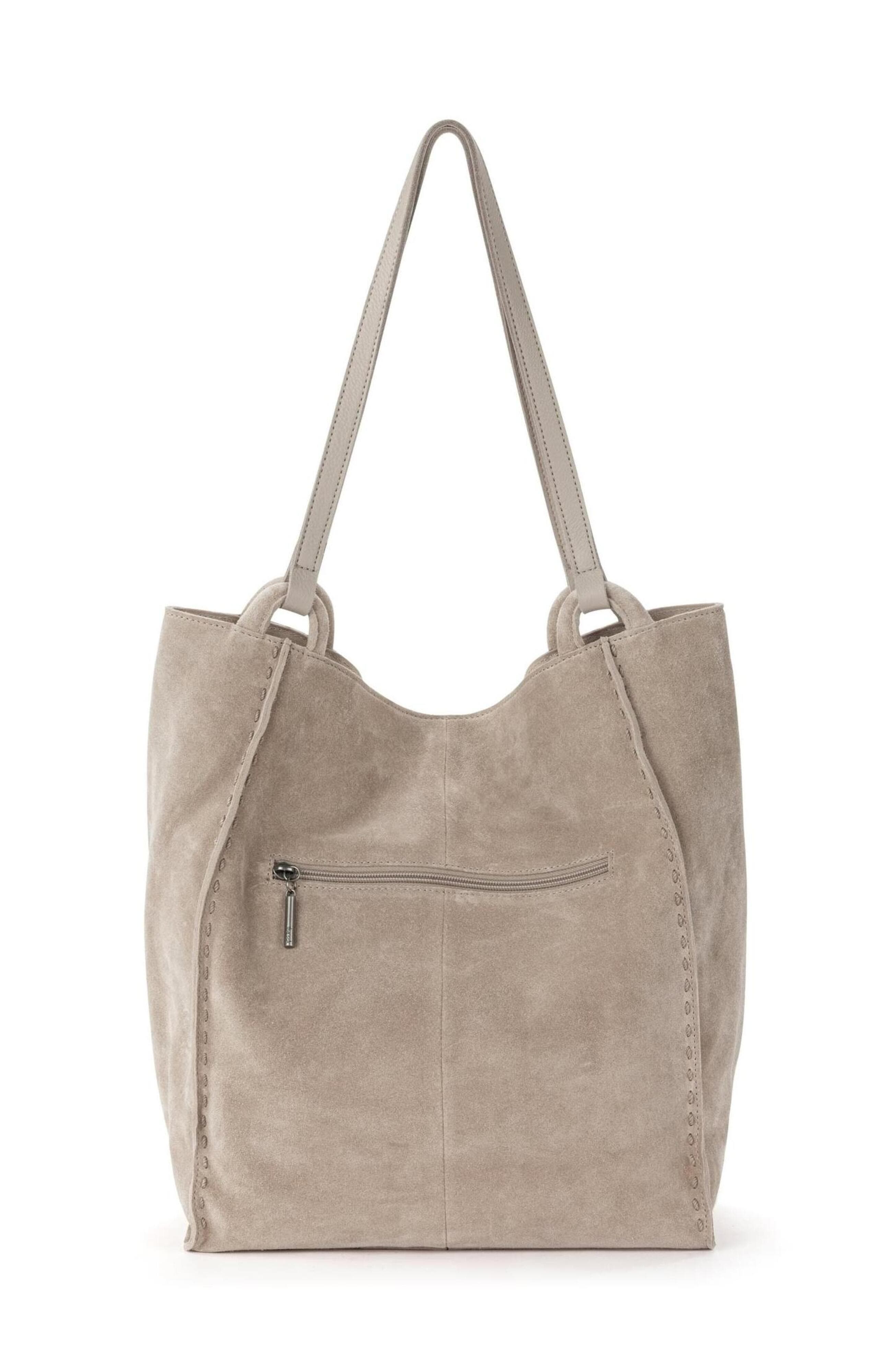 The Sak Los Feliz Tall Tote Bag, Alternate, color, Sand Suede