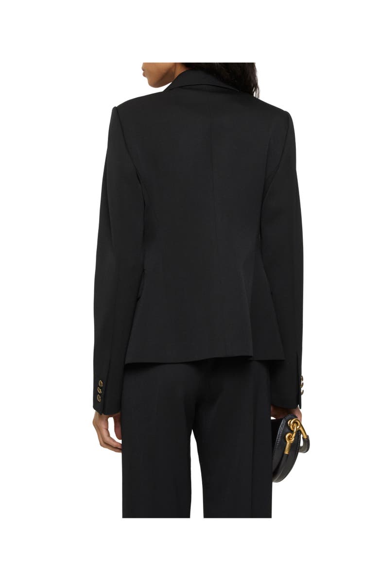 Burberry Grain de Poudre Wool Tailored Jacket, Alternate, color, Black