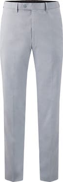 Victor Emmanuel Vince Flat Front Texture Stretch Dress Pants