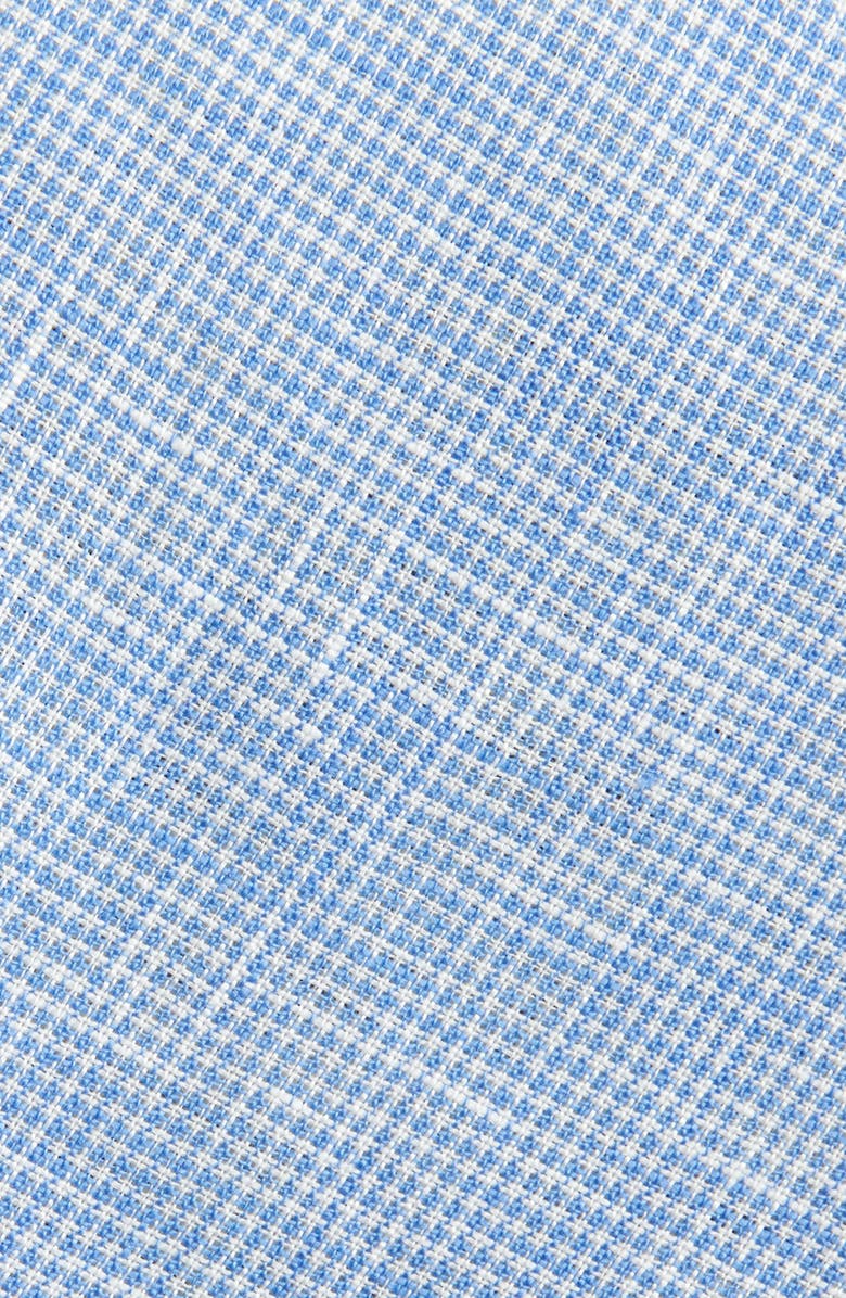 Ralph Lauren Purple Label Houndstooth Check Linen Tie, Alternate, color, 