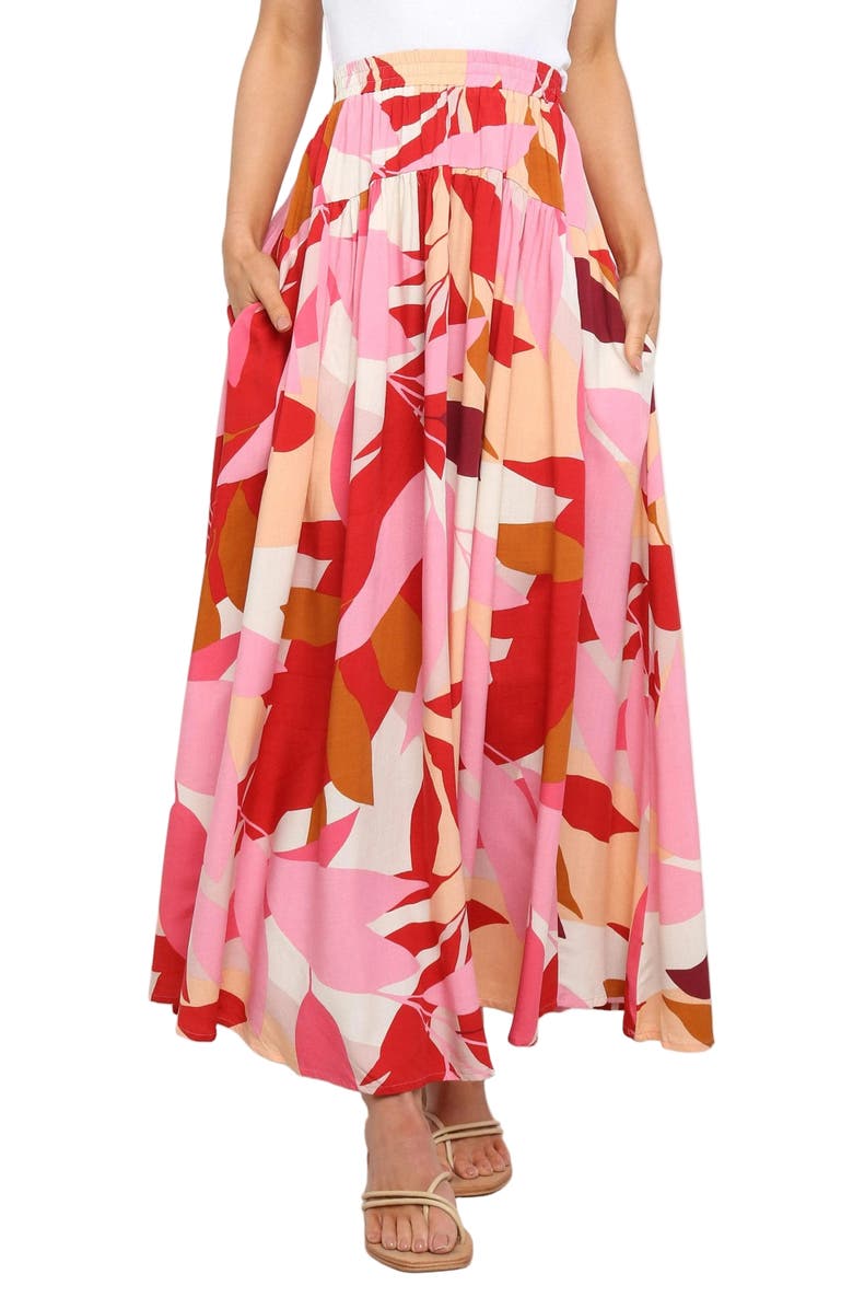 Petal & Pup Madoc Maxi Skirt, Main, color, Pink