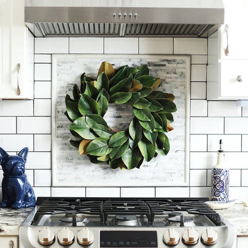 Darby Creek Trading Real Touch Magnolia Leaf Mini Wreath