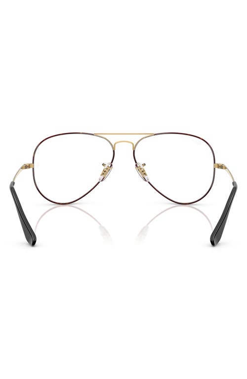 Ray Ban Ray-ban 6489 58mm Optical Glasses In Black
