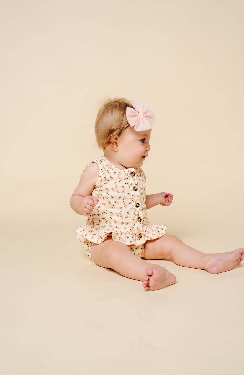 Lou Lou and Company Cotton Muslin Ruffle Tank & Bloomers Set, Alternate, color, Lottie