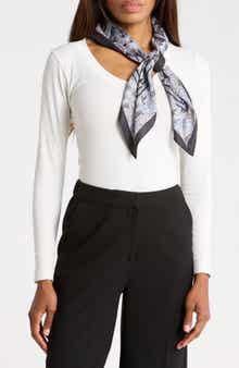 Paisley Floral Square Scarf