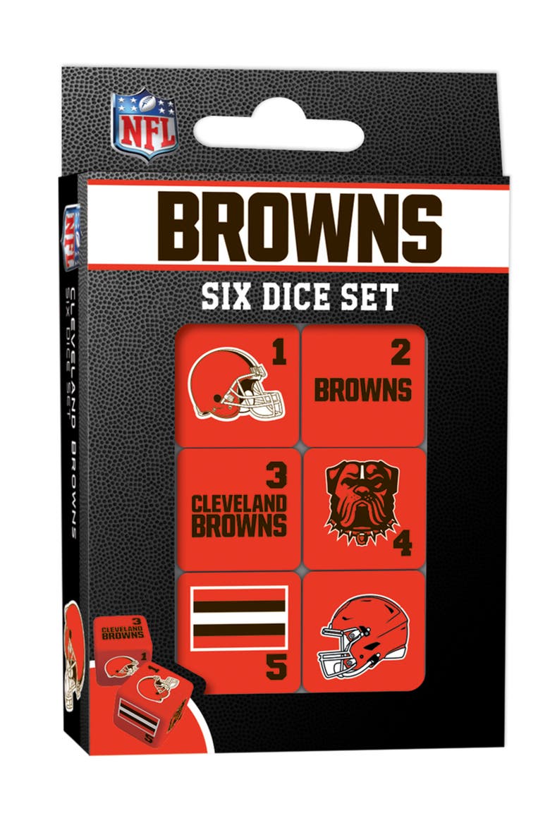 Cleveland Browns Dice Set - 19mm, Main, color, Multicolor