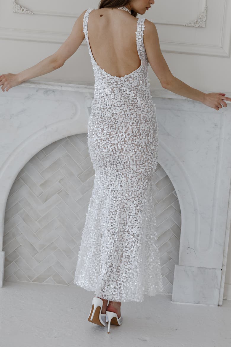 Remy Maxi Dress, Alternate, color, Ivory