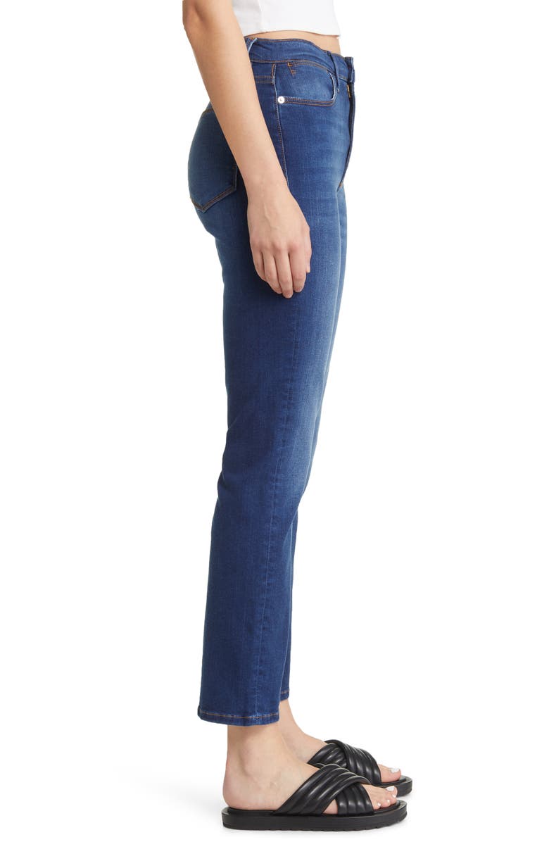 FRAME Le Super High Waist Straight Leg Jeans, Alternate, color,