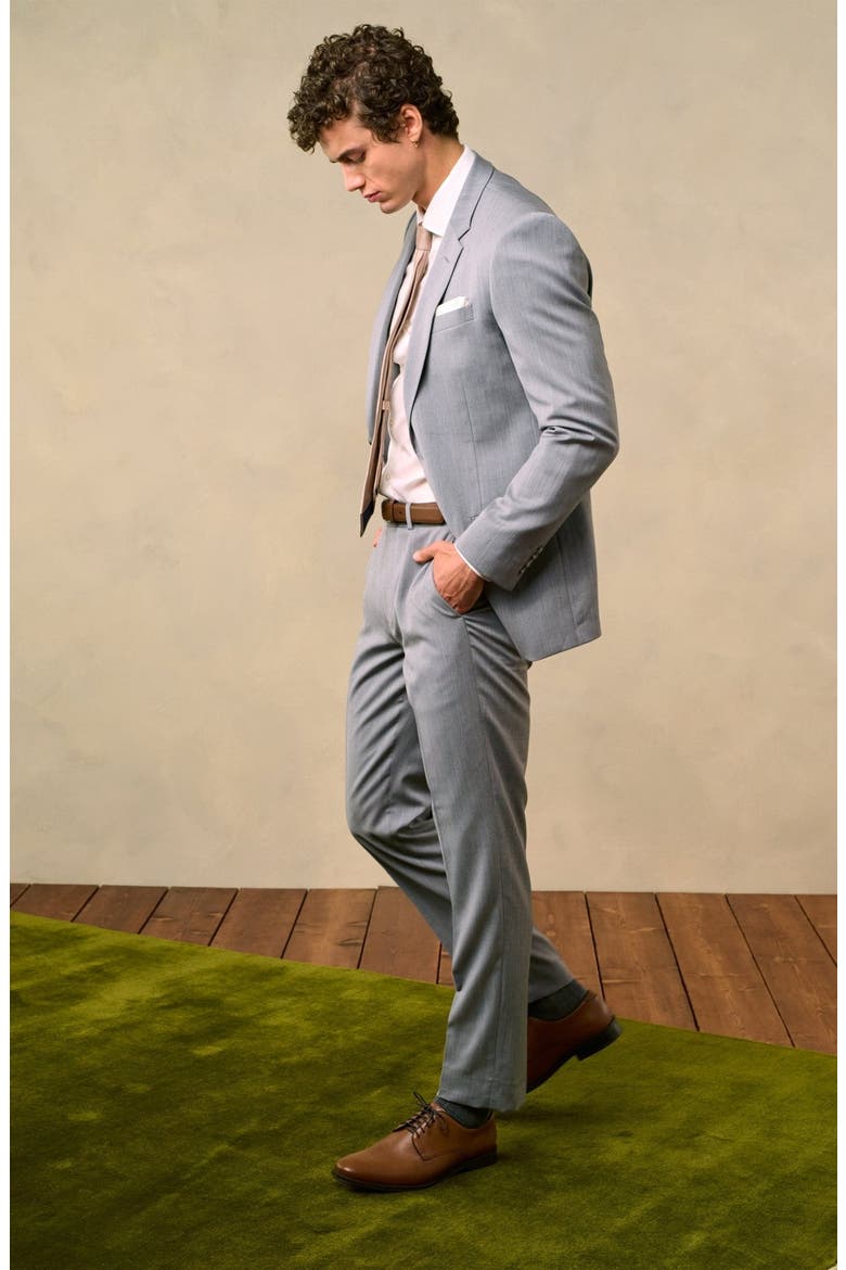 Essential Suit Jacket, Alternate, color, Sterling Grey