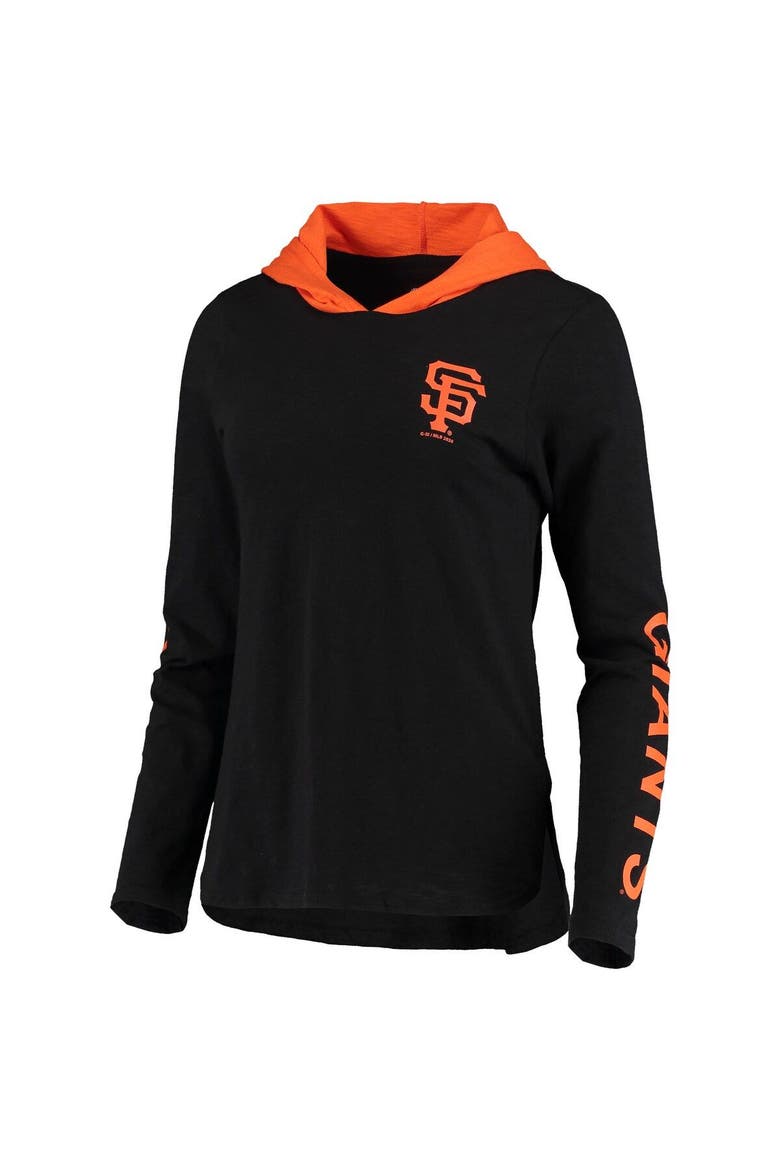 Women's G-III 4Her by Carl Banks Black San Francisco Giants Crossbar Pullover Hoodie, Alternate, color, Black