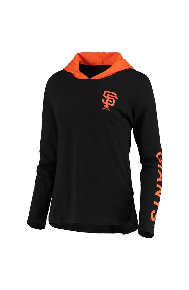 G-III 4HER BY CARL BANKS Women's G-III 4Her by Carl Banks Black San Francisco Giants Crossbar Pullover Hoodie, Alternate, color, 