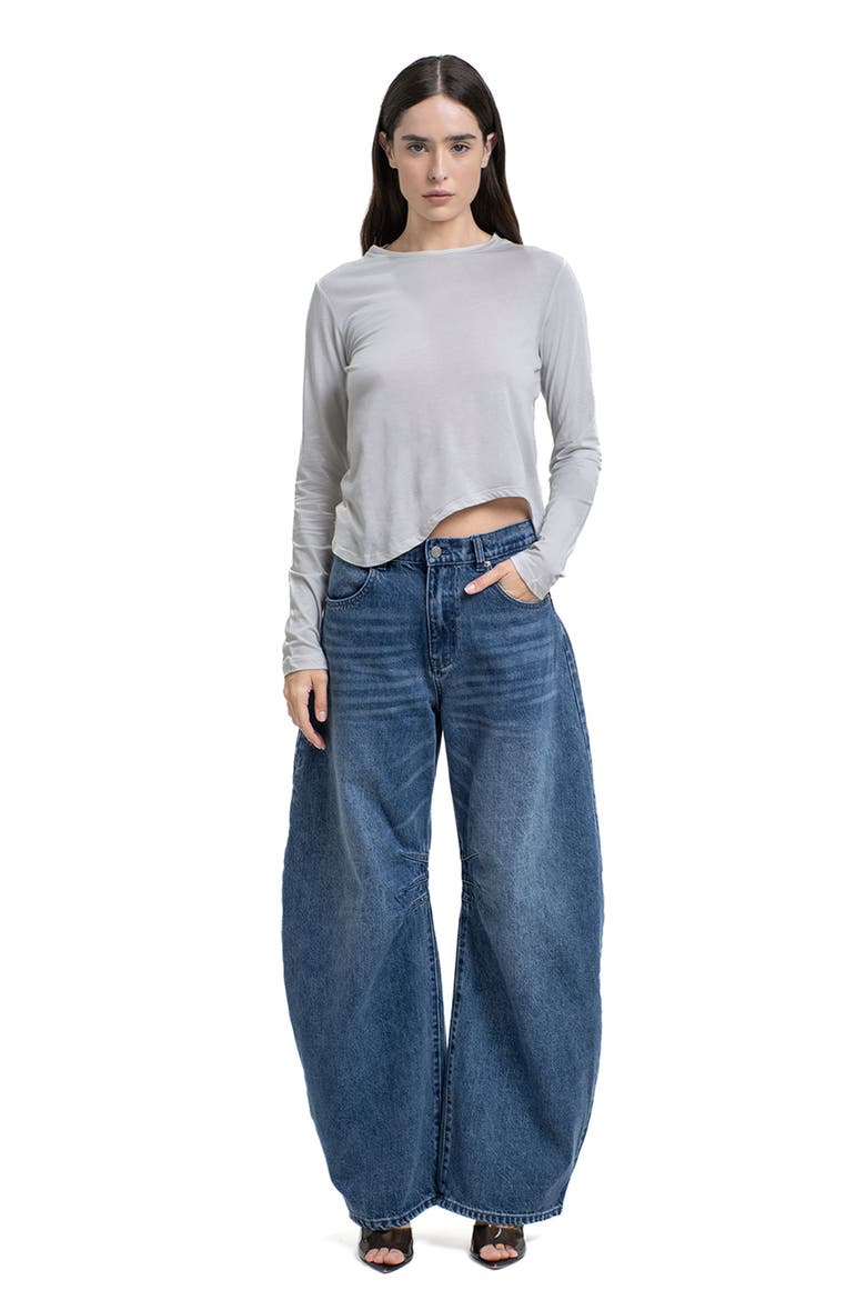 Rorri Denim Jeans, Alternate, color, Dark denim