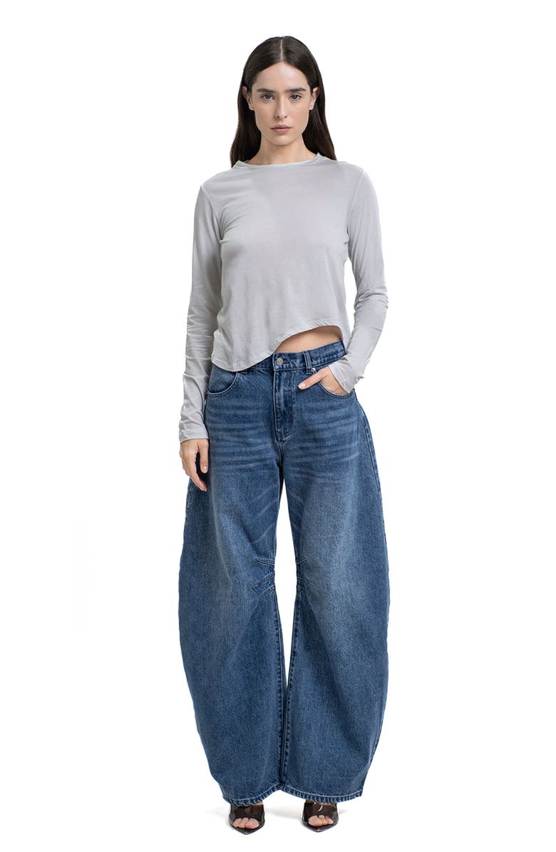 Mother of All Rorri Denim Jeans, Alternate, color, Dark Denim