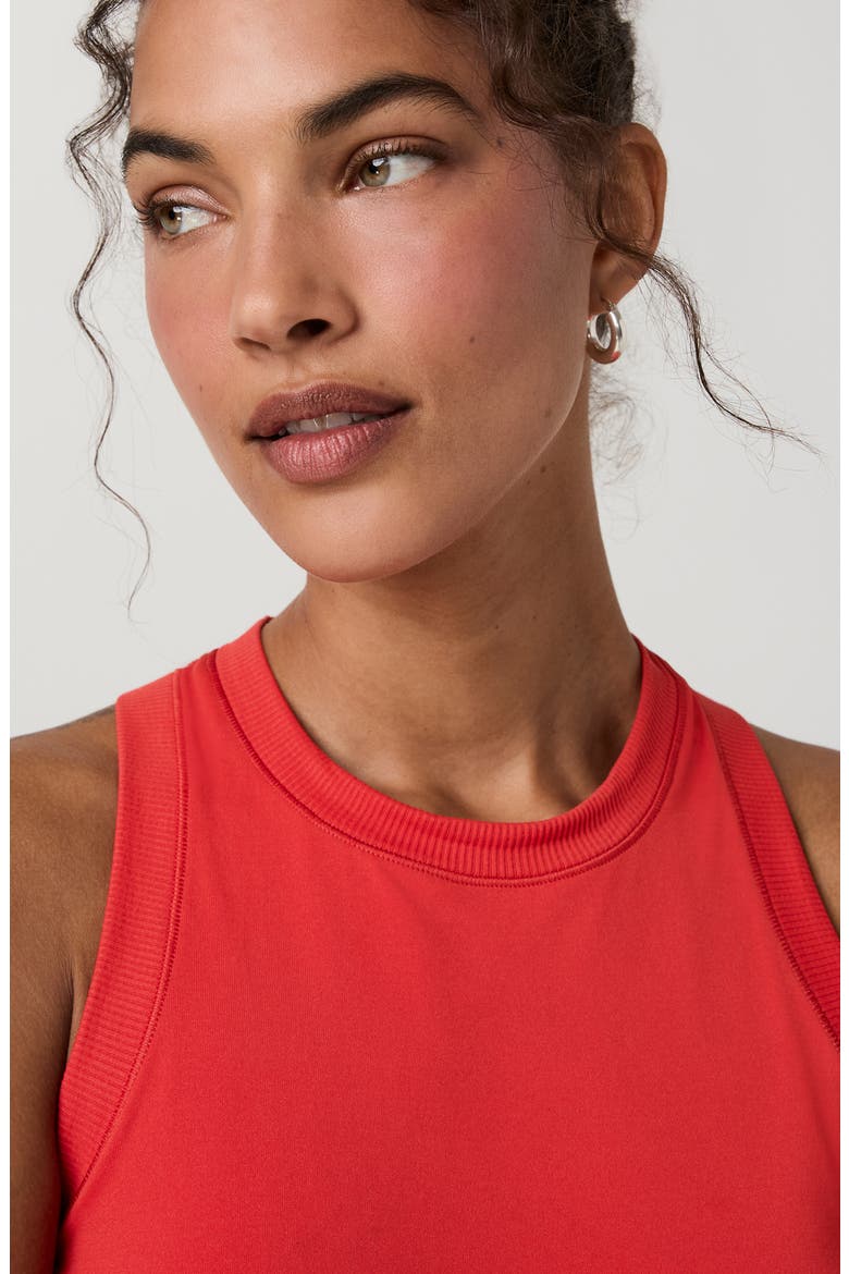 Surge Seamless Performance Tank, Alternate, color, CRIMSON