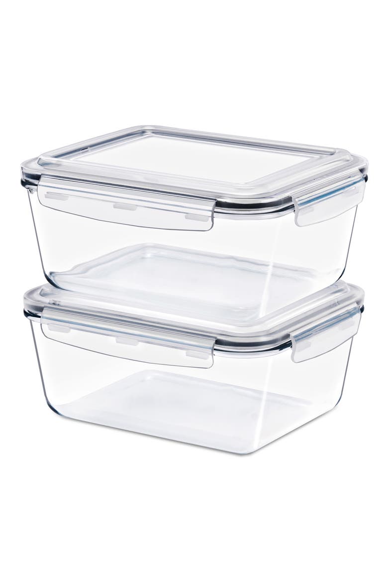 2-Piece Deep Glass Baking Dish Set, Main, color, NO COLOR