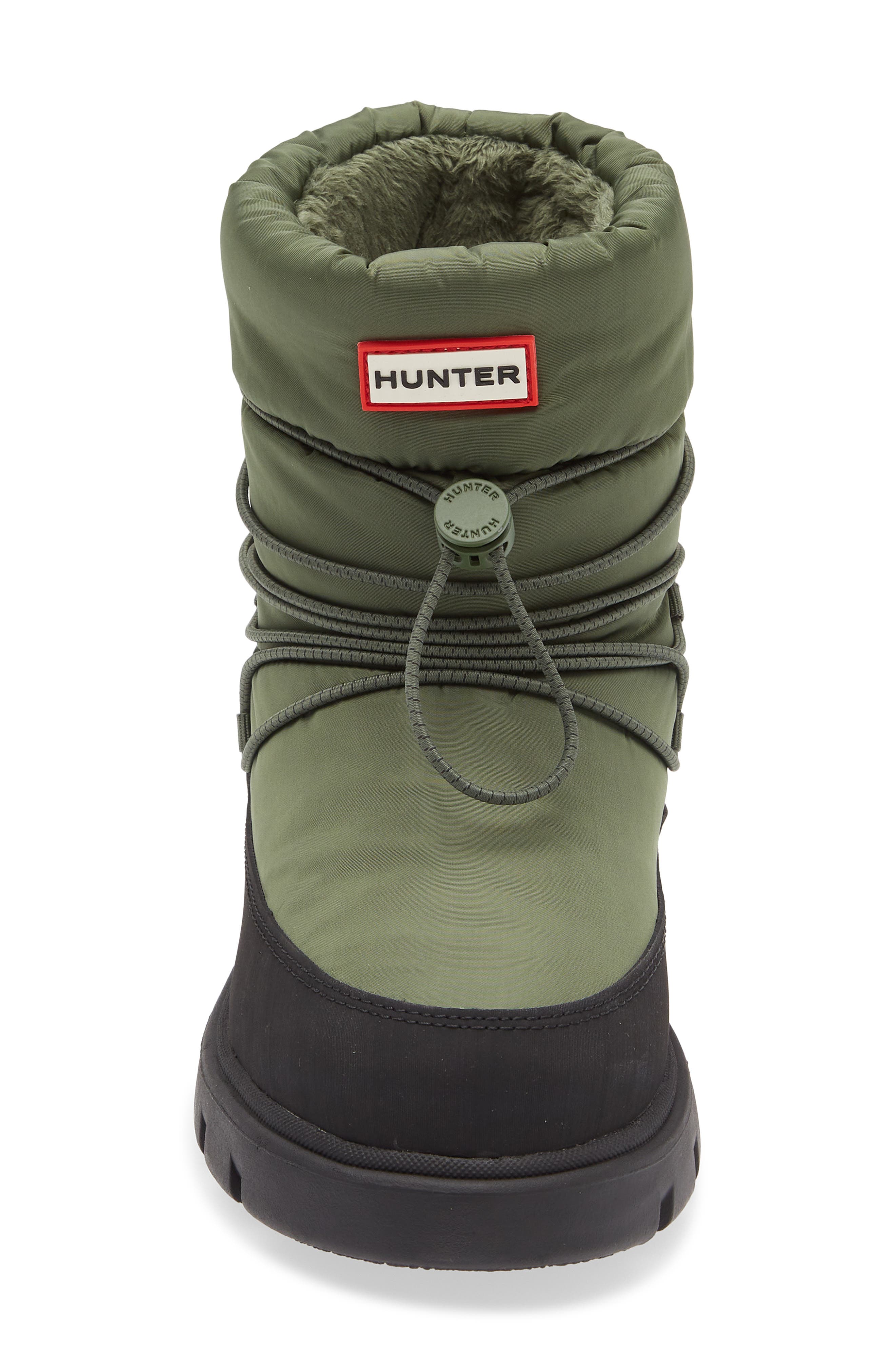 Hunter Kids' Cozy Boot, Alternate, color, Medium Green