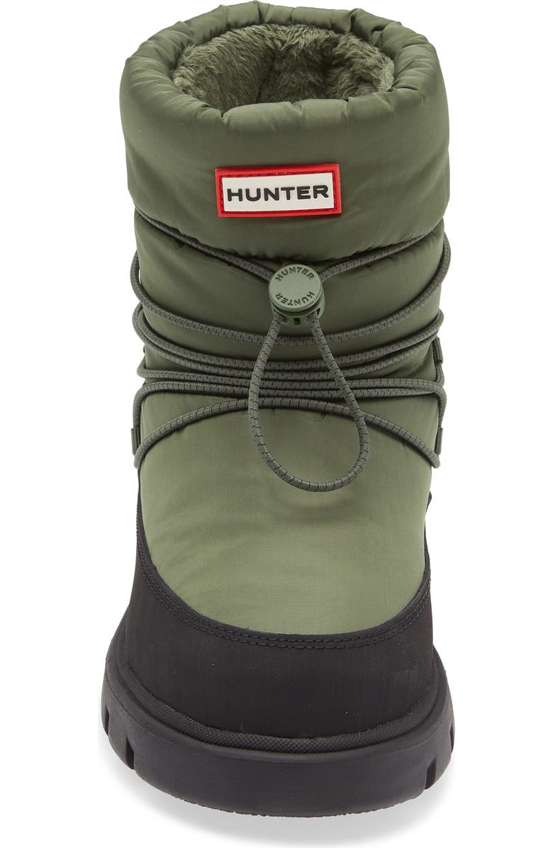 Hunter Kids' Cozy Boot, Alternate, color, Medium Green