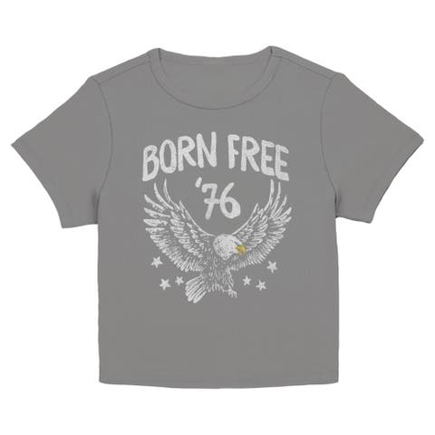 Junior's Born Free Eagle Short Sleeve Baby T-Shirt