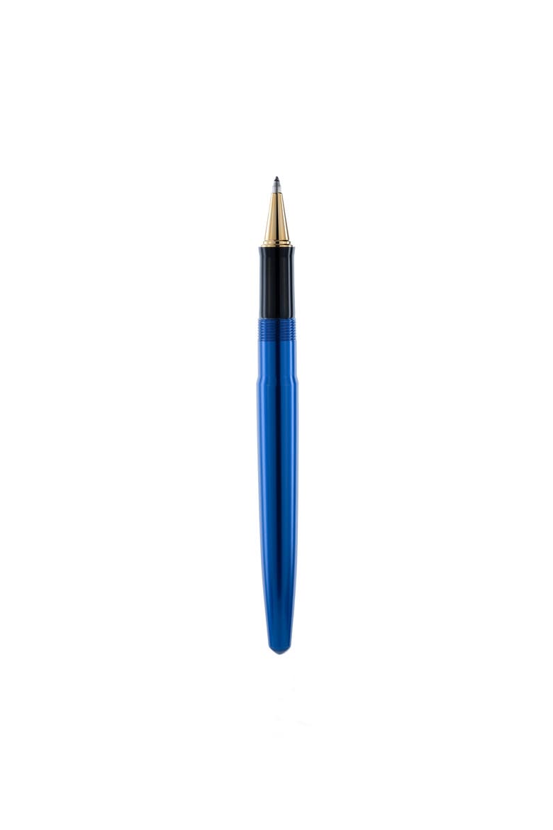 Skyline Blue Gold Trim Rollerball Pen, Alternate, color, Blue / Gold