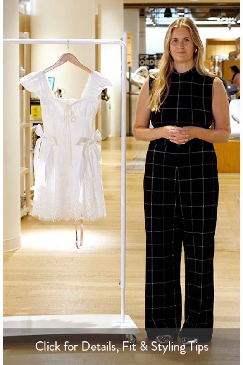 Giglio Eyelet Minidress video