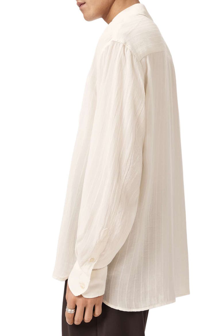 Carlyle Oversize Button-Up Shirt, Alternate, color, IVORY WHITE