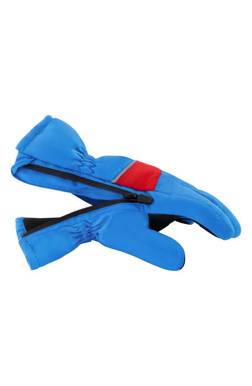 Andy & Evan Toddler/child Boys Kids Zipper Gloves In Blue