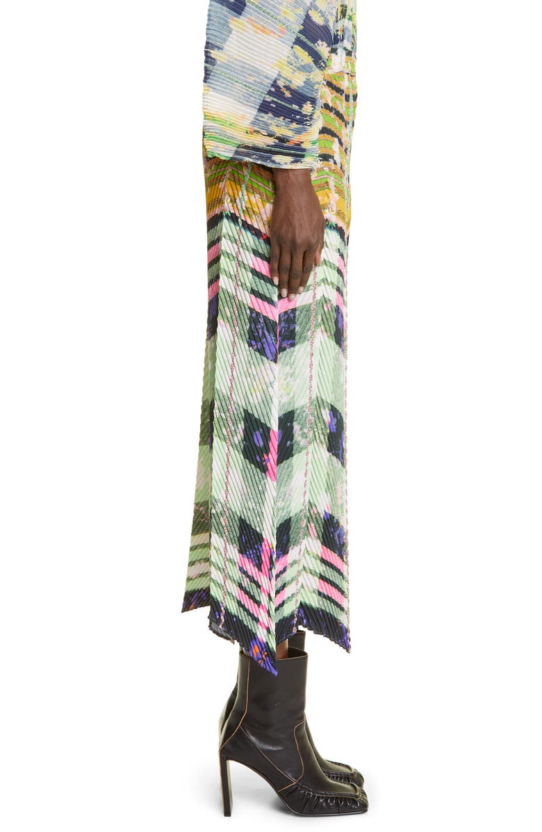 Julia Heuer Luka Plissé Pleated Wide Leg Pants, Alternate, color, 