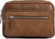 Velez Bright Leather Crossbody Bag with Suede Detail