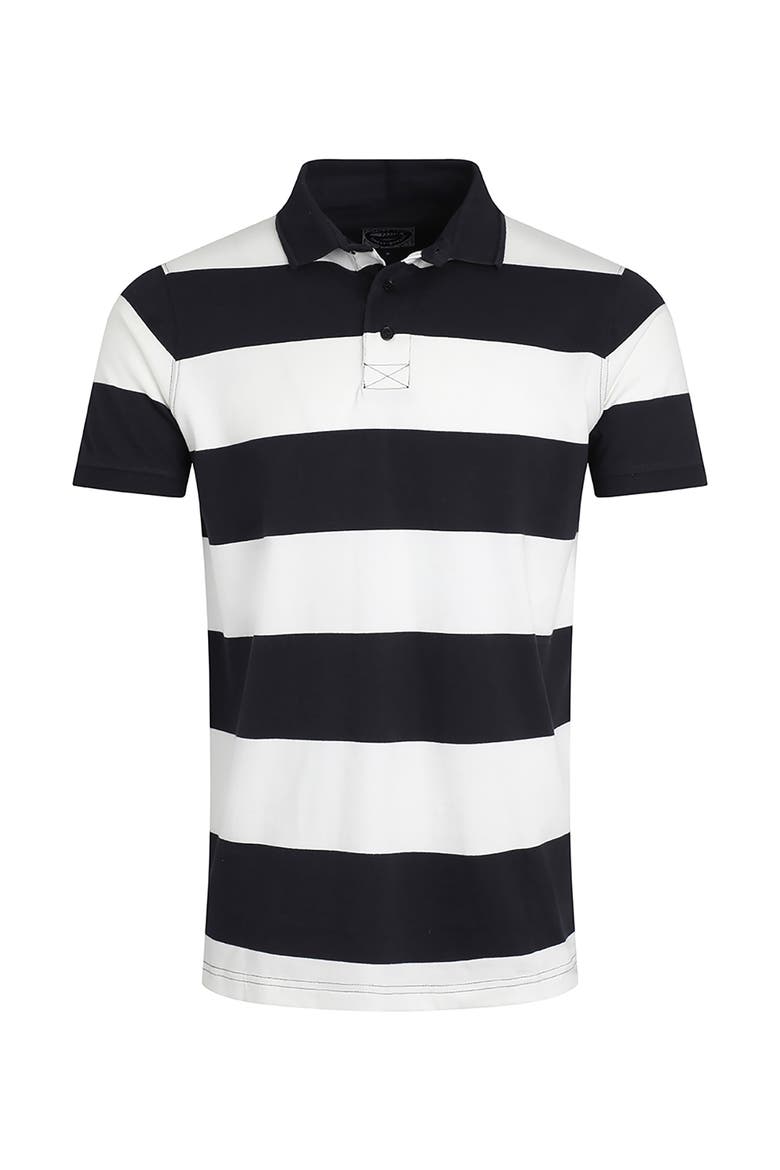 Ronald Short Sleeve Polo Shirt, Alternate, color, Navy