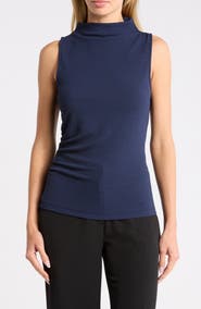 DR2 by Daniel Rainn Textured Boat Neck Sleeveless Top