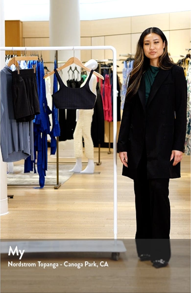 Pinstripe Sports Bra, sales video thumbnail