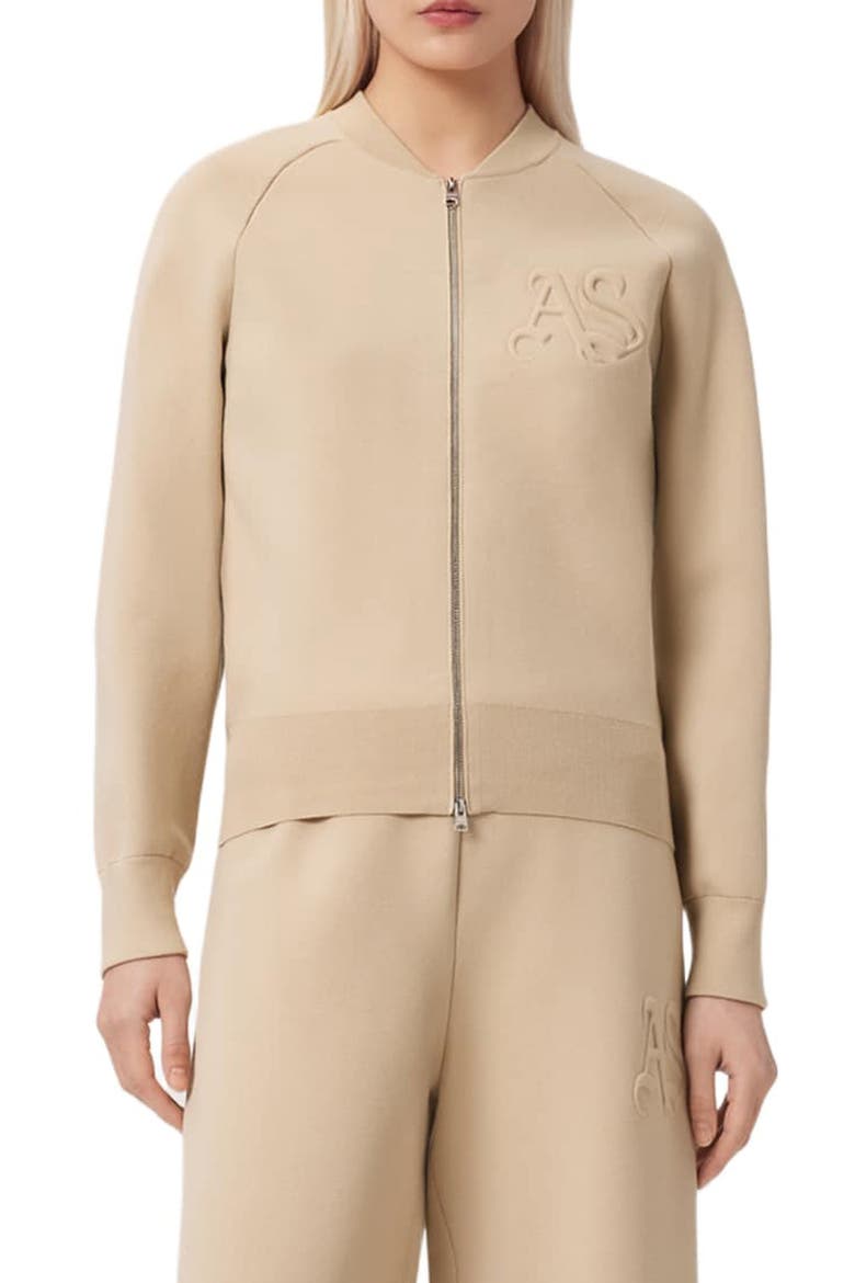 Sonny Bomber Cardigan, Main, color, PEBBLE WHITE